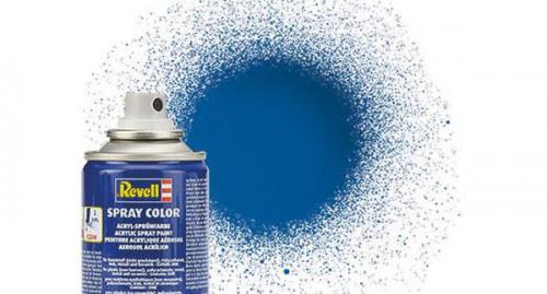 Barva Revell ve spreji 34152: lesklá modrá (blue gloss)