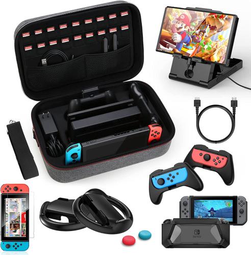 HEYSTOP Case & pøíslušenství Kit pro Nintendo Switch, 12 V 1 