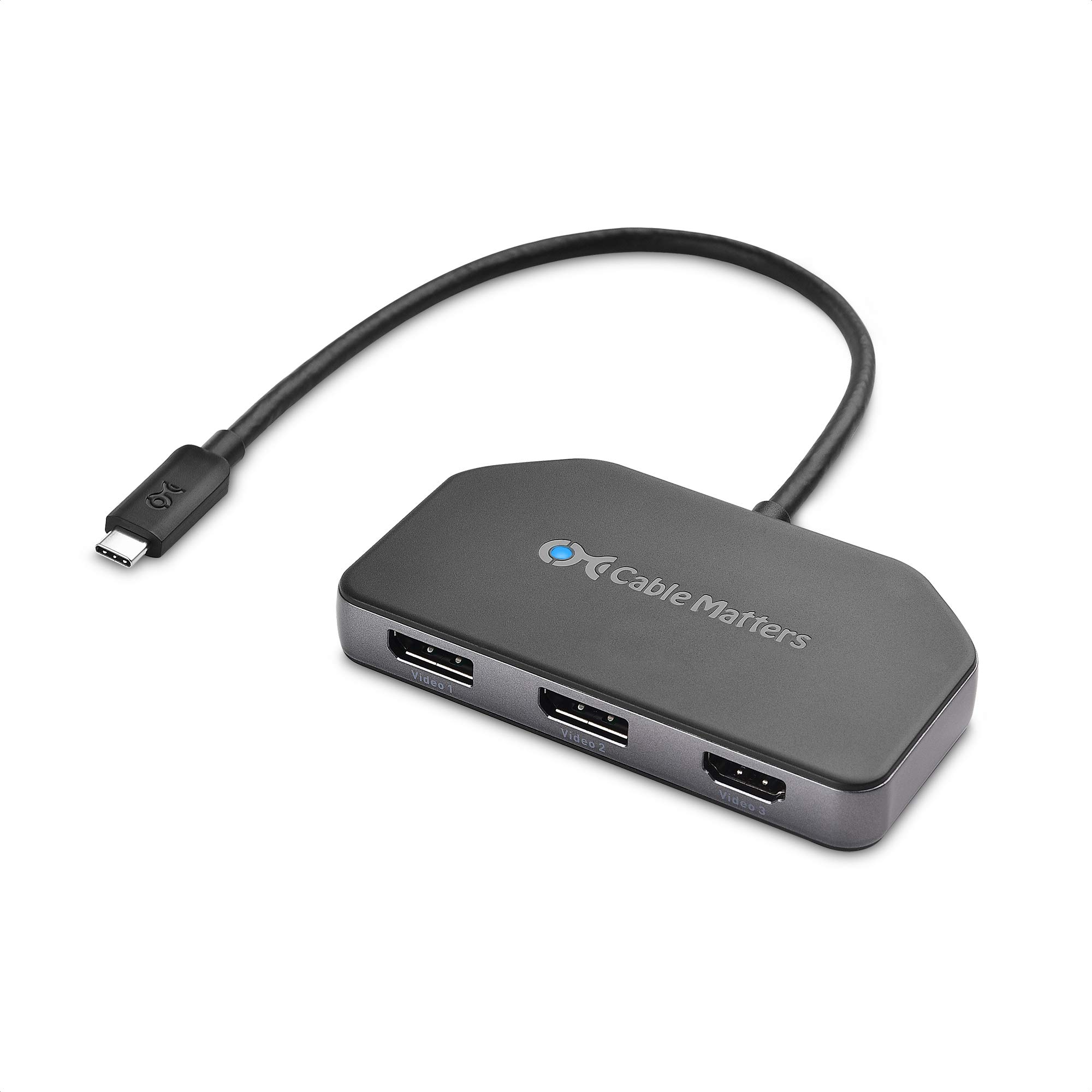 Cable Matters Hub USB C, 2 DisplayPort, 1 HDMI - zvìtšit obrázek